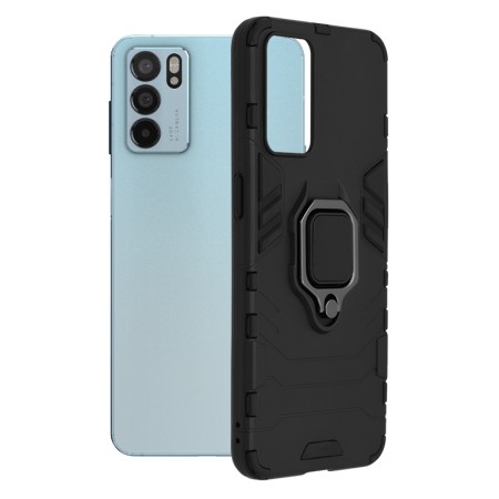 Husa pentru Oppo Reno6 5G - Techsuit Silicone Shield - Black