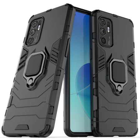 Husa pentru Oppo Reno6 5G - Techsuit Silicone Shield - Black