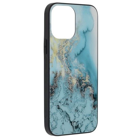 Husa pentru iPhone 13 Pro Max - Techsuit Glaze Series - Blue Ocean