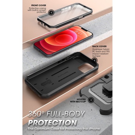 Husa pentru iPhone 13 - Supcase Unicorn Beetle Pro - Black