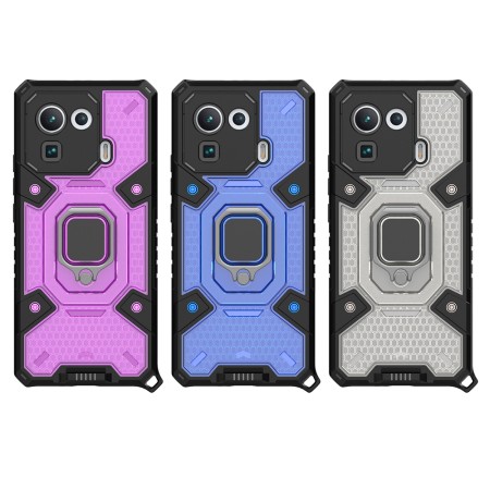 Husa pentru Xiaomi Mi 11 Pro - Techsuit Honeycomb Armor - Black