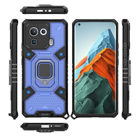 Husa pentru Xiaomi Mi 11 Pro - Techsuit Honeycomb Armor - Blue