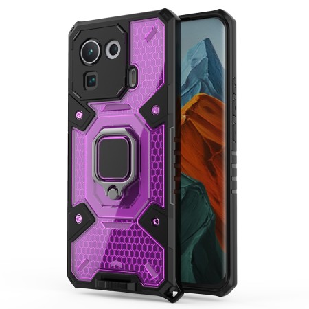 Husa pentru Xiaomi Mi 11 Pro - Techsuit Honeycomb Armor - Rose-Violet