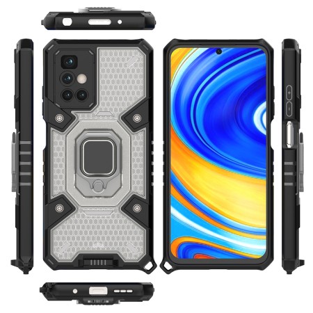 Husa pentru Xiaomi Redmi 10 2021 / Redmi 10 2022 - Techsuit Honeycomb Armor - Black