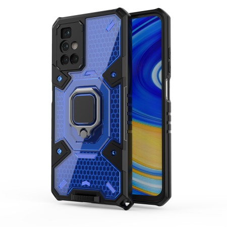 Husa pentru Xiaomi Redmi 10 / Redmi 10 2022 - Techsuit Honeycomb Armor - Blue