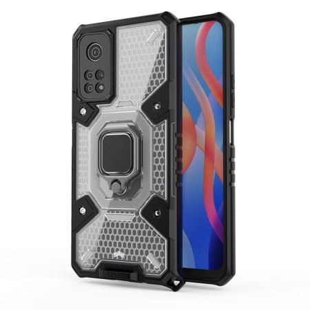 Husa pentru Xiaomi Poco M4 Pro 5G - Techsuit Honeycomb Armor - Black