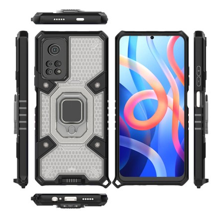 Husa pentru Xiaomi Poco M4 Pro 5G - Techsuit Honeycomb Armor - Black