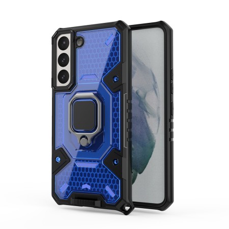 Husa pentru Samsung Galaxy S22 5G - Techsuit Honeycomb Armor - Blue