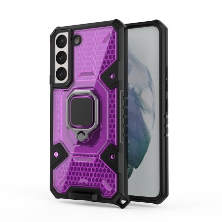 Husa pentru Samsung Galaxy S22 5G - Techsuit Honeycomb Armor - Rose-Violet