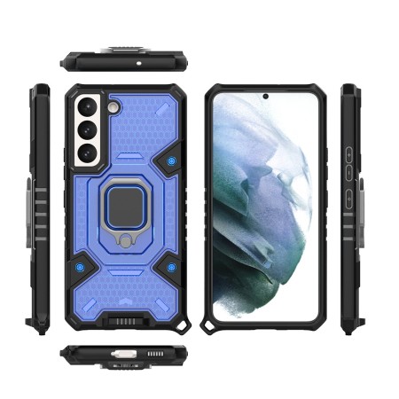 Husa pentru Samsung Galaxy S22 Plus 5G - Techsuit Honeycomb Armor - Blue