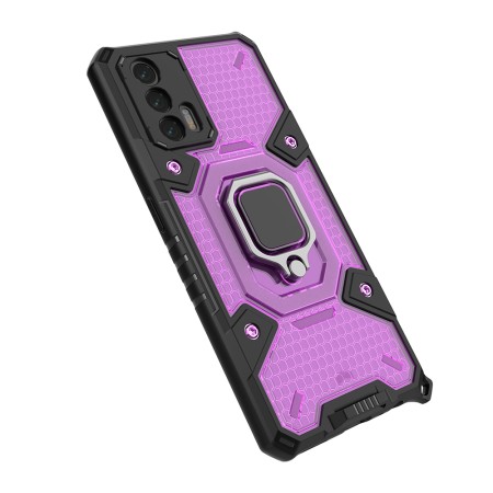 Husa pentru Realme GT 5G - Techsuit Honeycomb Armor - Rose -Violet