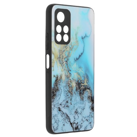 Husa pentru Xiaomi Poco M4 Pro 5G - Techsuit Glaze Series - Blue Ocean