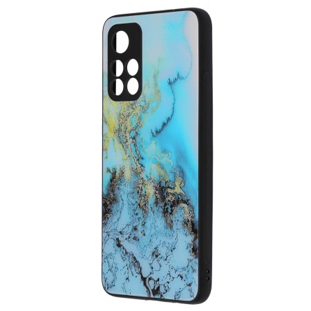 Husa pentru Xiaomi Poco M4 Pro 5G - Techsuit Glaze Series - Blue Ocean