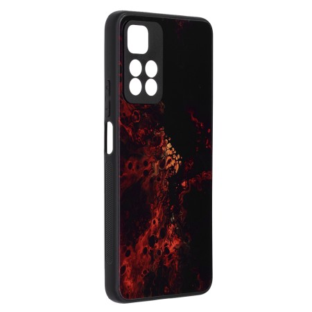 Husa pentru Xiaomi Redmi Note 11 Pro+ 5G - Techsuit Glaze Series - Red Nebula