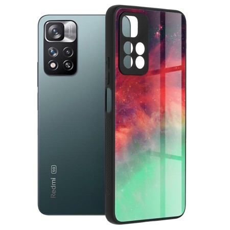 Husa pentru Xiaomi Redmi Note 11 Pro+ 5G - Techsuit Glaze Series - Fiery Ocean