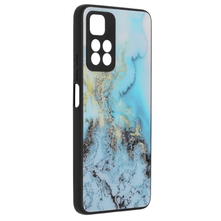 Husa pentru Xiaomi Redmi Note 11 Pro+ 5G - Techsuit Glaze Series - Blue Ocean