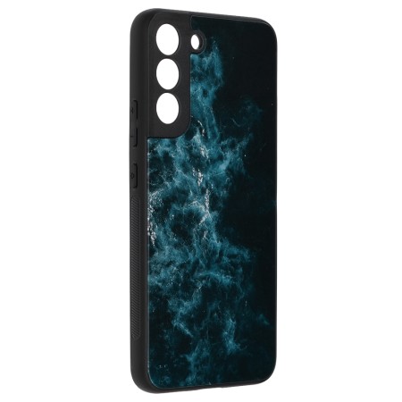 Husa pentru Samsung Galaxy S22 Plus 5G - Techsuit Glaze Series - Blue Nebula