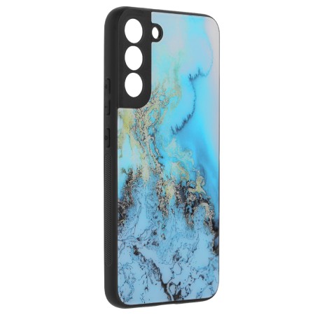 Husa pentru Samsung Galaxy S22 Plus 5G - Techsuit Glaze Series - Blue Ocean