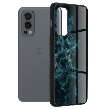 Husa pentru OnePlus Nord 2 5G - Techsuit Glaze Series - Blue Nebula