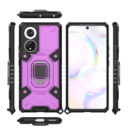 Husa pentru Huawei nova 9 / Honor 50 - Techsuit Honeycomb Armor - Rose-Violet