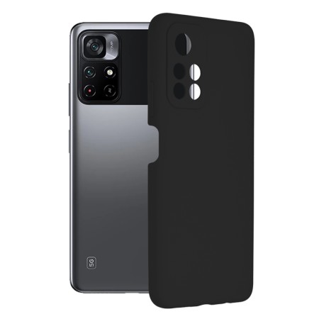 Husa pentru Xiaomi Poco M4 Pro 5G - Techsuit Soft Edge Silicone - Black