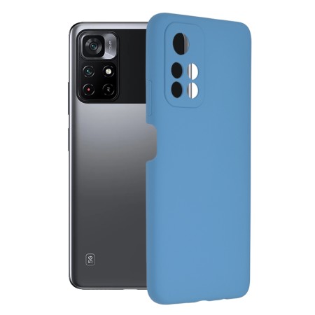 Husa pentru Xiaomi Poco M4 Pro 5G - Techsuit Soft Edge Silicone - Denim Blue