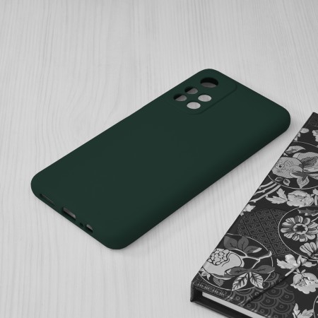 Husa pentru Xiaomi Poco M4 Pro 5G - Techsuit Soft Edge Silicone - Dark Green