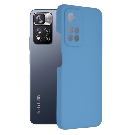 Husa pentru Xiaomi Redmi Note 11 Pro+ 5G - Techsuit Soft Edge Silicone - Denim Blue