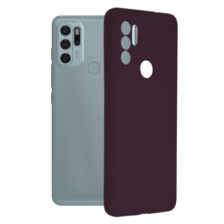 Husa pentru Motorola Moto G60S - Techsuit Soft Edge Silicone - Plum Violet