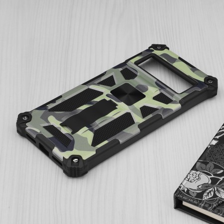 Husa pentru Google Pixel 6 - Techsuit Blazor Series - Camo Lime