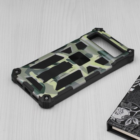 Husa pentru Google Pixel 6 Pro - Techsuit Blazor Series - Camo Lime