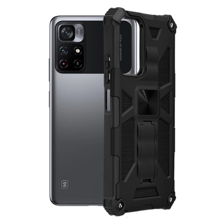 Husa pentru Xiaomi Poco M4 Pro 5G - Techsuit Blazor Series - Black