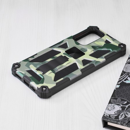 Husa pentru Xiaomi Poco M4 Pro 5G - Techsuit Blazor Series - Camo Lime