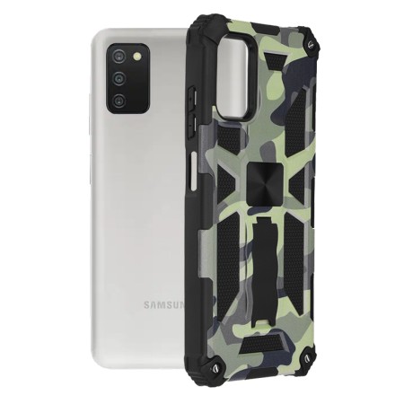 Husa pentru Samsung Galaxy A03s - Techsuit Blazor Series - Camo Lime