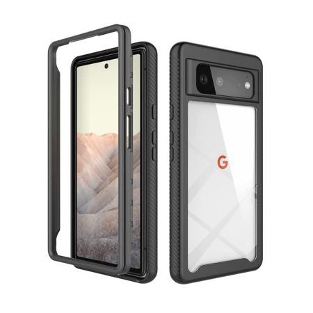 Husa pentru Google Pixel 6 + Folie - Techsuit Defense360 Pro - Black