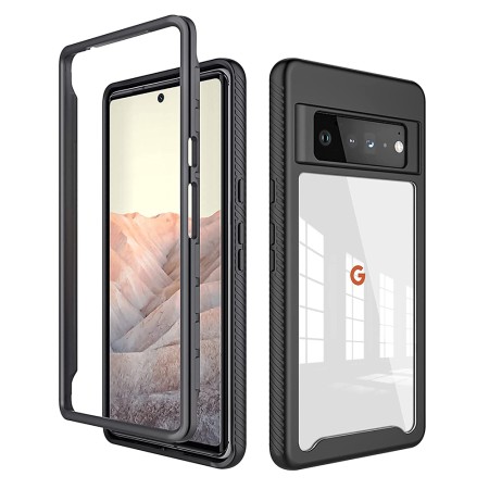 Husa pentru Google Pixel 6 Pro + Folie - Techsuit Defense360 Pro - Black