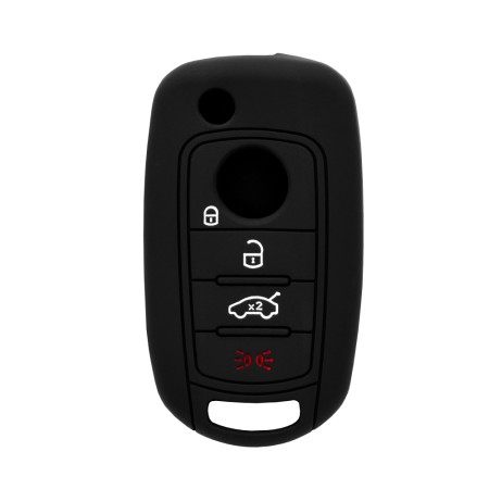 Husa pentru cheie Fiat 500L, 500X - Techsuit Car Key Case (1006.06) - Black