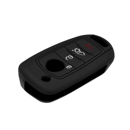 Husa pentru cheie Fiat 500L, 500X - Techsuit Car Key Case (1006.06) - Black