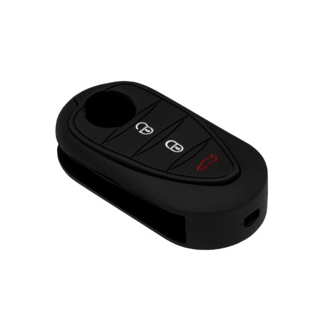 Husa pentru cheie Alfa Romeo Mito, Giulietta, GTO - Techsuit Car Key Case (1019.01) - Black