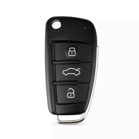 Husa pentru cheie Audi A1, A2, A3, A4, A5, A6, A8 - Techsuit Car Key Case (1009.01) - Black