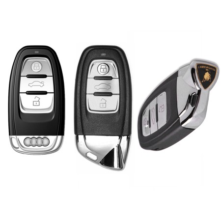 Husa pentru cheie Audi Quattro, Q5, Q7 - Techsuit Car Key Case (1009.02) - Black