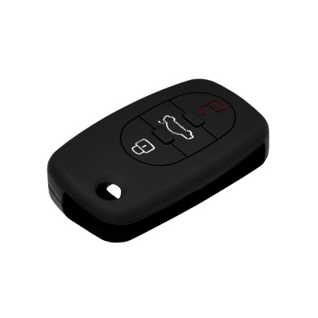 Husa pentru cheie Audi RS4, Allroad, S8 Quattro - Techsuit Car Key Case (1009.03) - Black