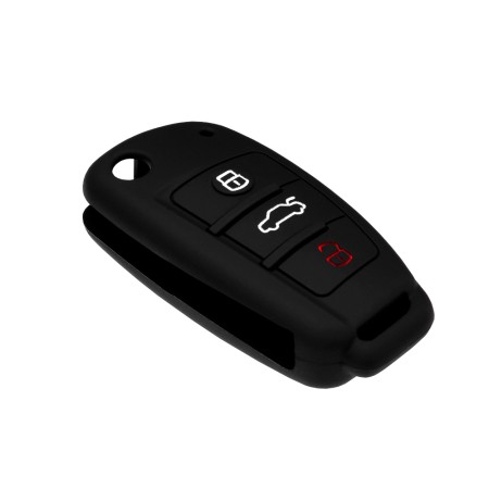 Husa pentru cheie Audi S3, A4, RS6/Seat Exeo - Techsuit Car Key Case (1009.05) - Black