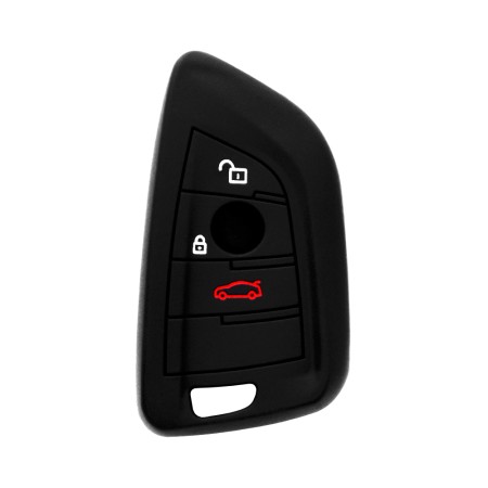 Husa pentru cheie BMW Seria 2, 4, 8 Grand Coupe - Techsuit Car Key Case (1004.08) - Black