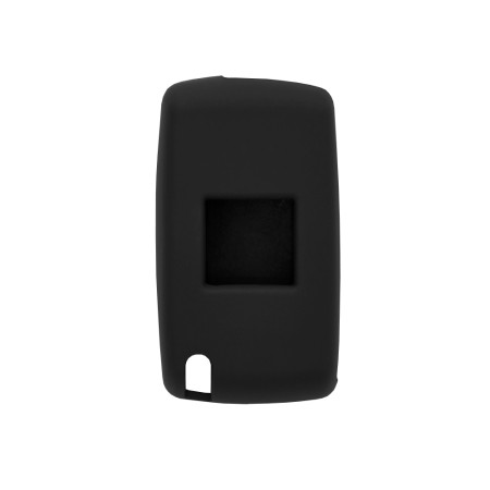 Husa pentru cheie Citroen C1, C2, C3, C4, C5/Peugeot - Techsuit Car Key Case (1021.01) - Black