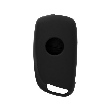 Husa pentru cheie Citroen C2, C3, C4, C5/Peugeot - Techsuit Car Key Case (1021.03) - Black