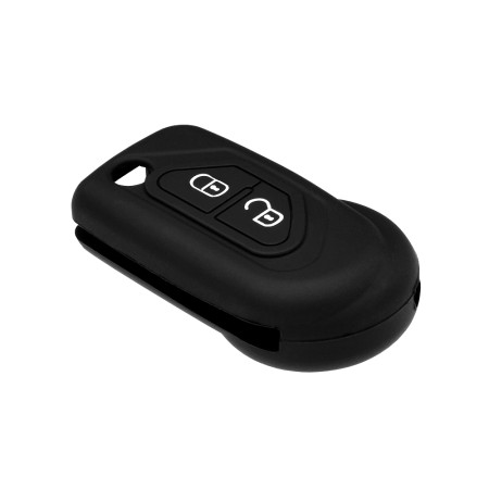 Husa pentru cheie Citroen Berlingo, C1, C2, C3 - Techsuit Car Key Case (1021.04) - Black