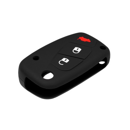 Husa pentru cheie Fiat Bravo, Punto, Linea/Lancia - Techsuit Car Key Case (1006.01) - Black