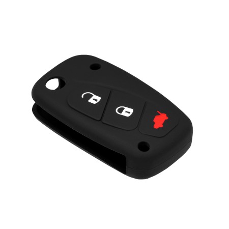 Husa pentru cheie Fiat Bravo, Punto, Linea/Lancia - Techsuit Car Key Case (1006.01) - Black