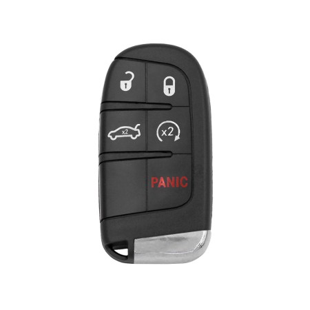 Husa pentru cheie Fiat 500L/Chrysler/Dodge/Jeep- Techsuit Car Key Case (1022.02) - Black